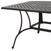 GDF Studio Fonzo Outdoor Bronze Cast Aluminum Rectangular Dining Table Only