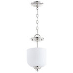 Quorum - Quorum 2811-8-62 Richmond - Three Light Dual Mount Pendant - Shade Included: TRUE* Number of Bulbs: 3*Wattage: 60W* BulbType: Candelabra* Bulb Included: No