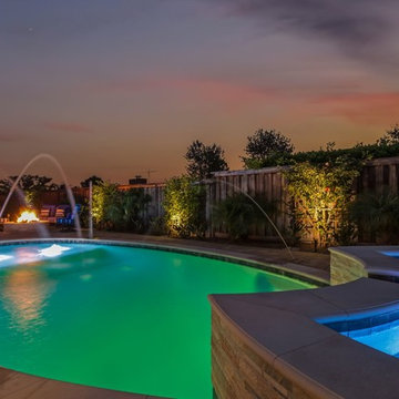 Twilight at Newport Beach Home