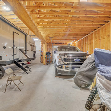 Custom Stone Garage