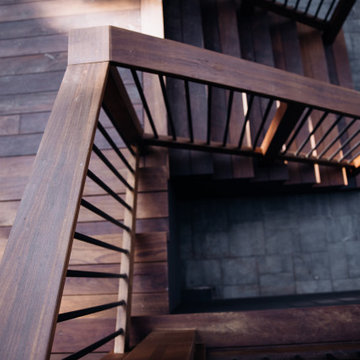 Multi-Level Ipe Deck with Covered Lounge | Bay Area Outdoor Living