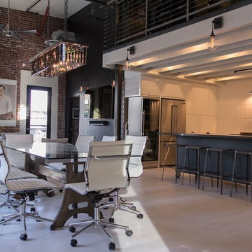 LA Loft Living Room & Kitchen