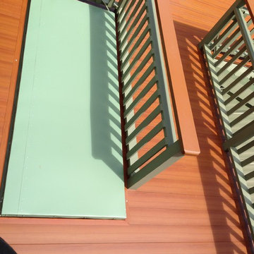 Aluminum decking that looks like wood