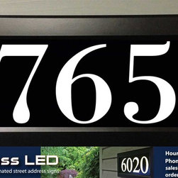 Address LED - illuminated house numbers - House Numbers