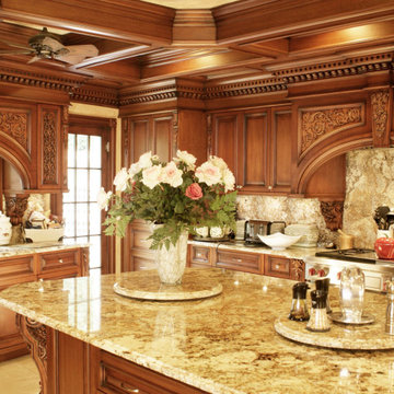 Traditional Mahogany kitchen, NY