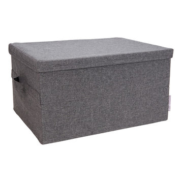 Soft Storage Box, Storage, Gray, Large