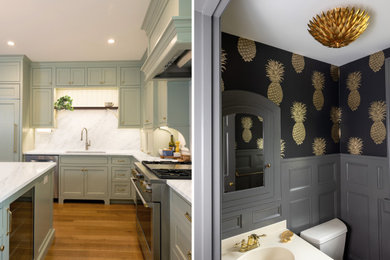 Kitchen - traditional kitchen idea in Philadelphia