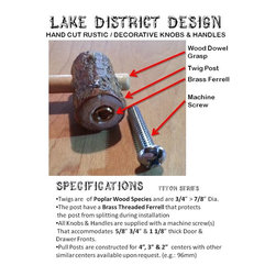 Teton Series 4" Cabinet Pull/Handle - Cabinet And Drawer Handle Pulls