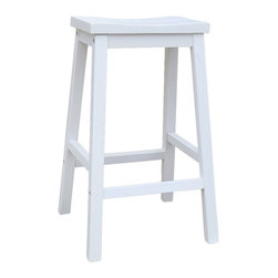 Kenton Counter Stool in White - Bar Stools And Counter Stools