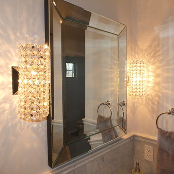 Basking Ridge All Carerra Master Bath