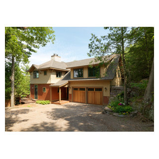 Colchester, Vermont Lakefront House - Rustic - Exterior - Burlington ...
