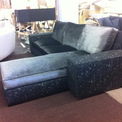 Track Arm Sofa Chaise - Sectional Sofas