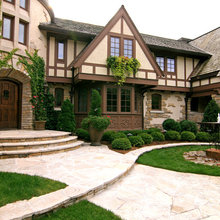 English Tudor Front Yard