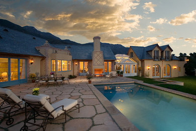Example of an exterior home design in Santa Barbara