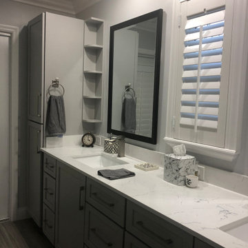Contemporary Primary Bathroom with Walk-In Shower
