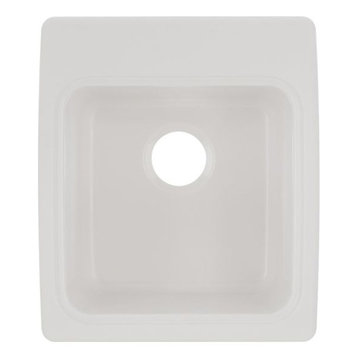 Swan 20x17.25x10.5 Solid Surface Utility Sink, White