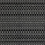 Unique Loom - Rug Unique Loom Moroccan Trellis Black Rectangular 9' 0 x 12' 0 - With pleasant geometric patterns based on traditional Moroccan designs, the Moroccan Trellis collection is a great complement to any modern or contemporary decor. The variety of colors makes it easy to match this rug with your space. Meanwhile, the easy-to-clean and stain resistant construction ensures it will look great for years to come.