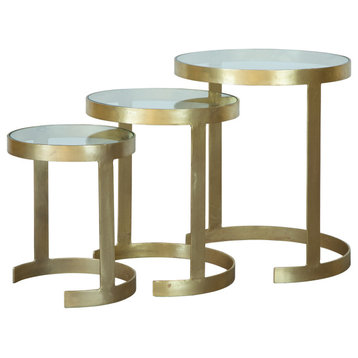 Montague Brass Nest Of Tables