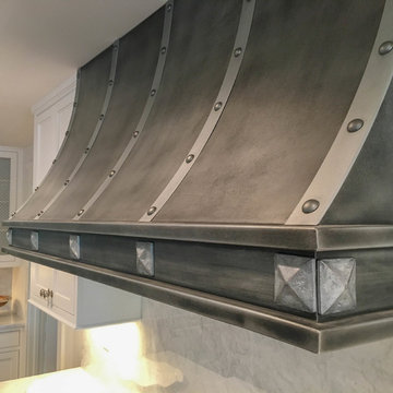 Two Island Kitchen featuring Acid Washed Hood & Top