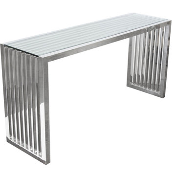SOHO Console Table - Stainless Steel