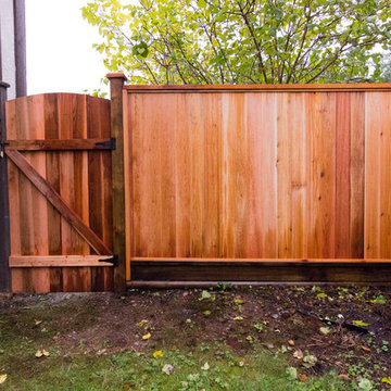 Cedar Fencing Installation