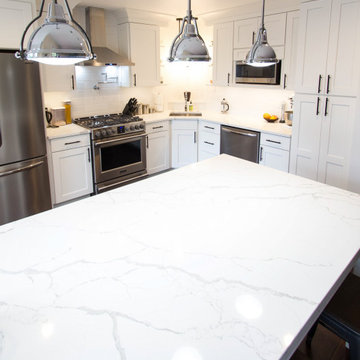Calacatta Quartz Island