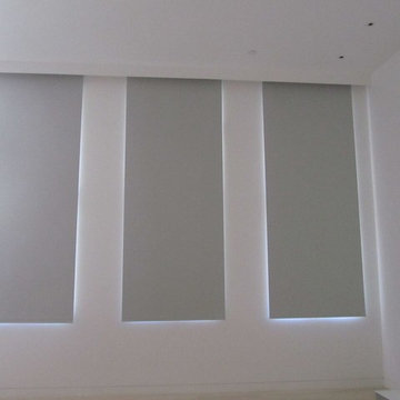 Loft Condo with Motorized Sheer & Blackout Drapery