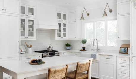 Kitchen of the Week: Classic White Space With Layered Style