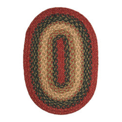 Vancouver Jute Braided Oval Placemat - Placemats
