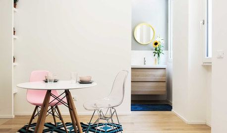 Milan Houzz Tour: A Sliding Unit Creates a Multi-Functional Space