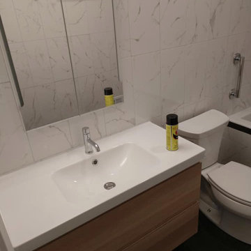 Wall Tiled Bathroom Remodel