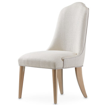 Malibu Crest Dining Side Chair - Set of 2 - Frosted Linen/Chardonnay