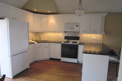 Minimalist kitchen photo in Toronto