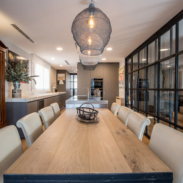 Elegante cocina Convivium, Italia y Gamma