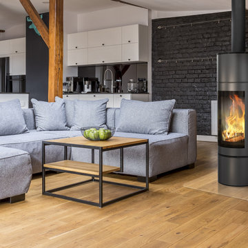 KAMINOFEN AUS STAHL ANTARES Ø 150 10 KW