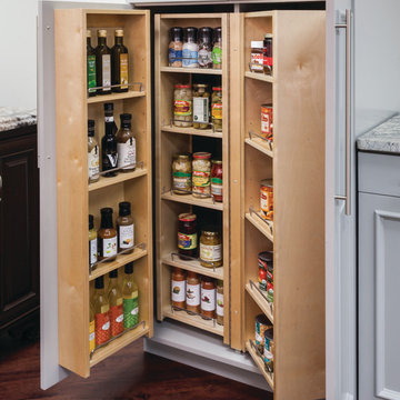 Swinging Shelves and Door Mount Shelves