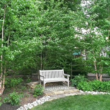 Flagstone Walkway & Privacy Planting