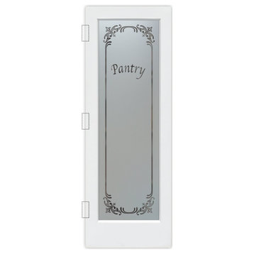 Pantry Door - Lenora - Primed - 24" x 80" - Book/Slab Door