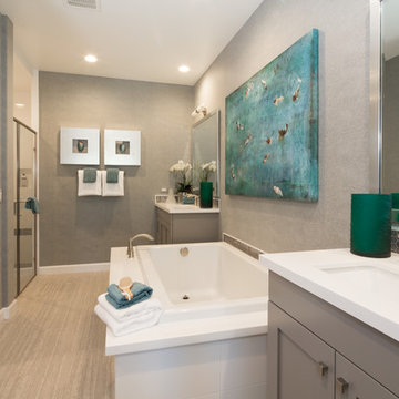 Warmington Residential: Opus at Beacon Park - Plan 2 Master Bathroom