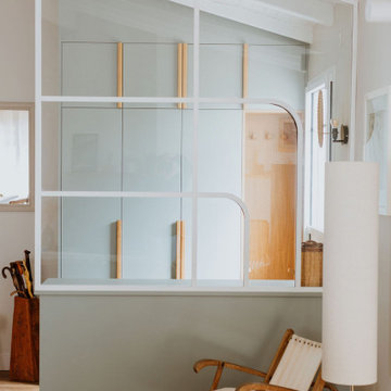 Rénovation entrée d'une maison à Rivedoux