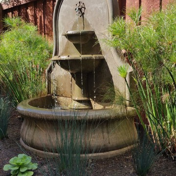 Spanish courtyard and kitchen garden