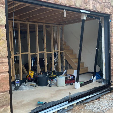 Garage Conversion to Man Pad