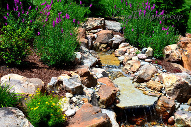This is an example of a rustic landscaping in Kansas City.