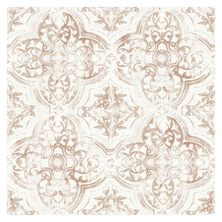 York Wallcoverings CL2520 Floral Dreams Wallpaper Gray