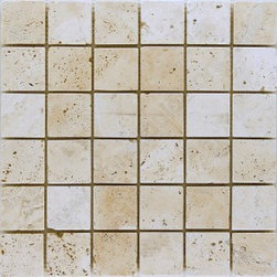Baja Cream Travertine Mosaic Tumbled - Home Accessories & Decor