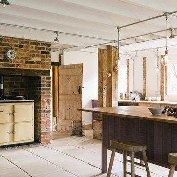 The Hampshire Barn Sebastian Cox Kitchen by deVOL