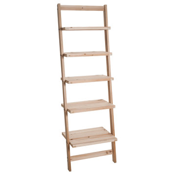5-Tier Ladder Wood Storage Shelf by Lavish Home