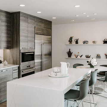 West Bloomfield, MI Contemporary Kitchen Remodel