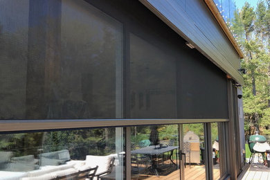 Motorized Retractable Screens up to 40 feet wide
