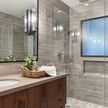 Shower rock floor